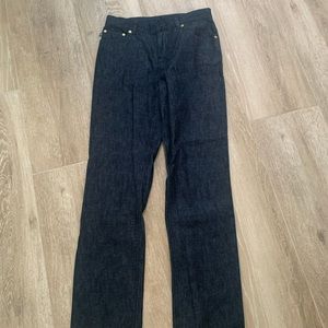 VINTAGE Ralp Lauren boot cut dark blue jeans.